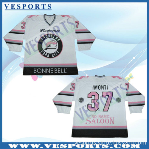 Cheap Custom Polyester Sublimation Ice Hockey Jersey